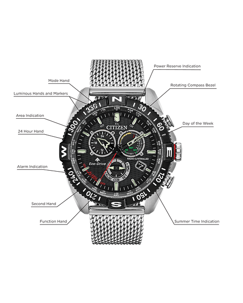 Citizen navihawk shop black